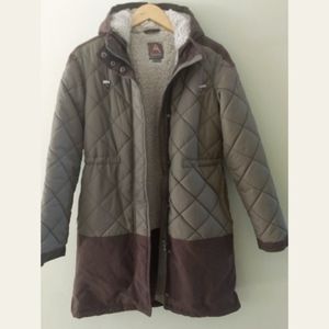 Avalanche Moss Quilted Canvas Parka